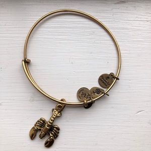 ALEX AND ANI BRACELET. Gold Lobster